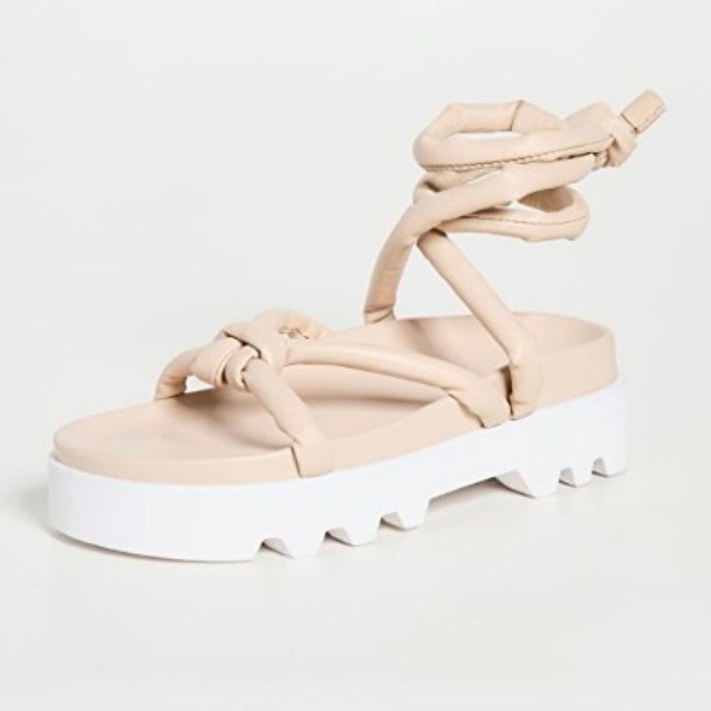 Jonathan Simkhai Nava Platform Lace Up Sandals 9.5/10